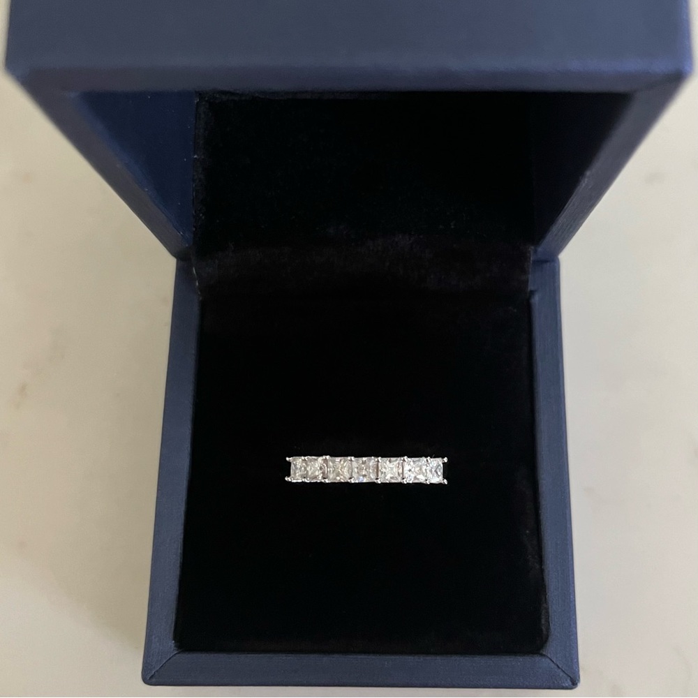 7 Stone Moissanite Ring